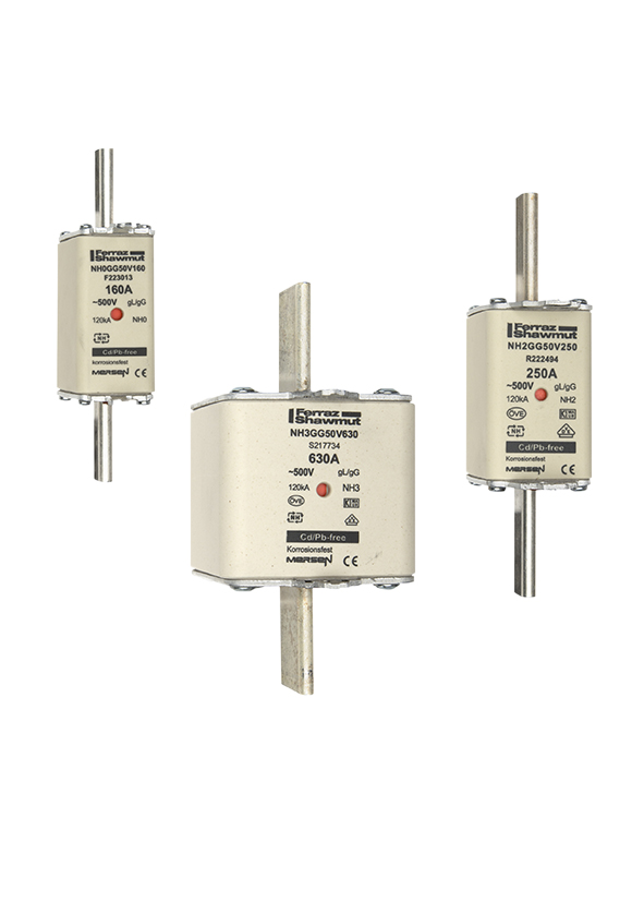 Mersen 40A NH Fuse, NH000, 500V ac