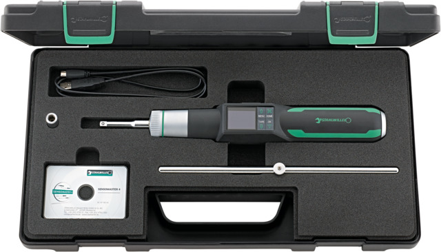 STAHLWILLE Digital Square Torque Screwdriver, 0.12 → 1.2Nm, 1/4'' Drive