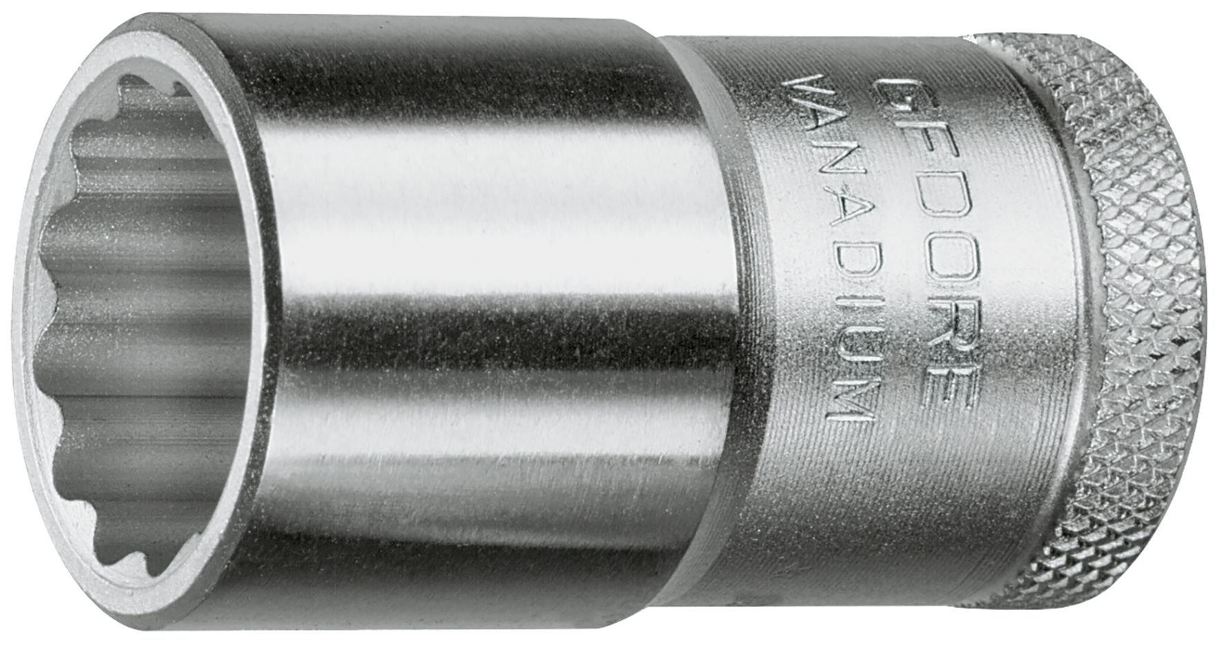 Gedore 1/2 in Drive 11mm Standard Socket, 12 point, 38 mm Overall Length
