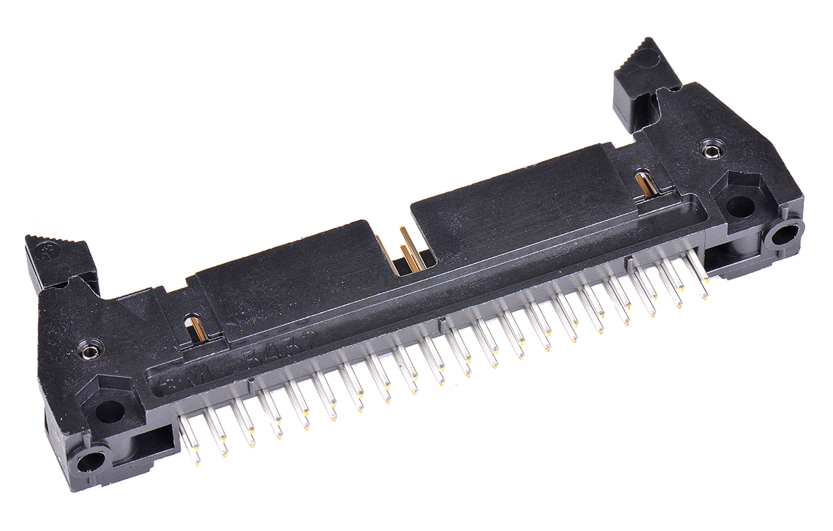 3M 3000 Series Straight Through Hole PCB Header, 40 Contact(s), 2.54 mm Pitch, 2 Row, Shrouded