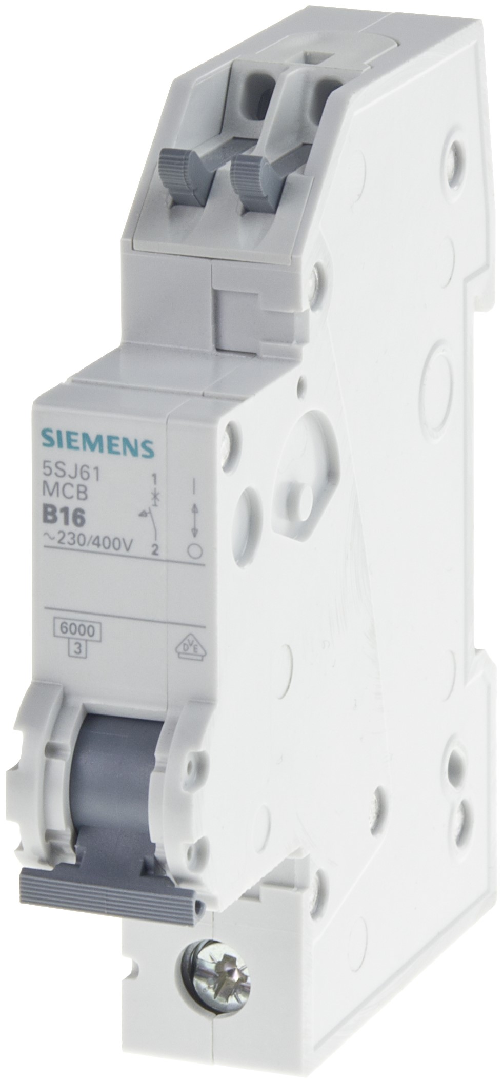 Siemens Sentron 5SJ6 MCB, 1P, 13A Curve B, 230V AC, 60V DC, 6 kA Breaking Capacity