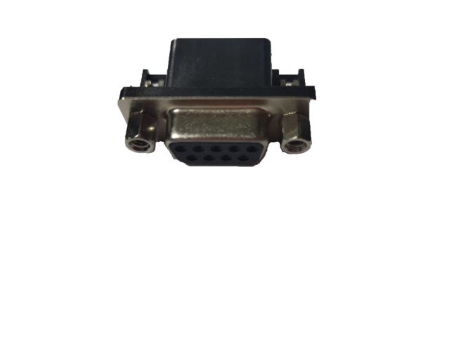 RS PRO 9 Way Right Angle Panel Mount D-sub Connector Socket, 2.77mm Pitch, with Screw
