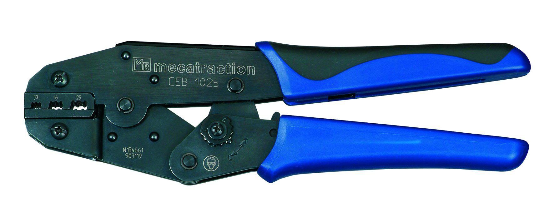 MECATRACTION Hand Operated Mechanical Crimping Tools Hand Crimp Tool for Wire Ferrules