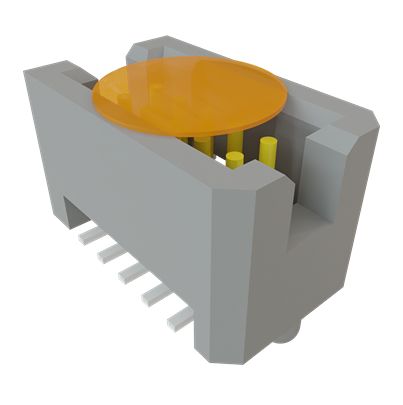 Samtec TFML Series Vertical Surface PCB Header, 10 Contact(s), 1.27 mm Pitch, 4 Row, Shrouded