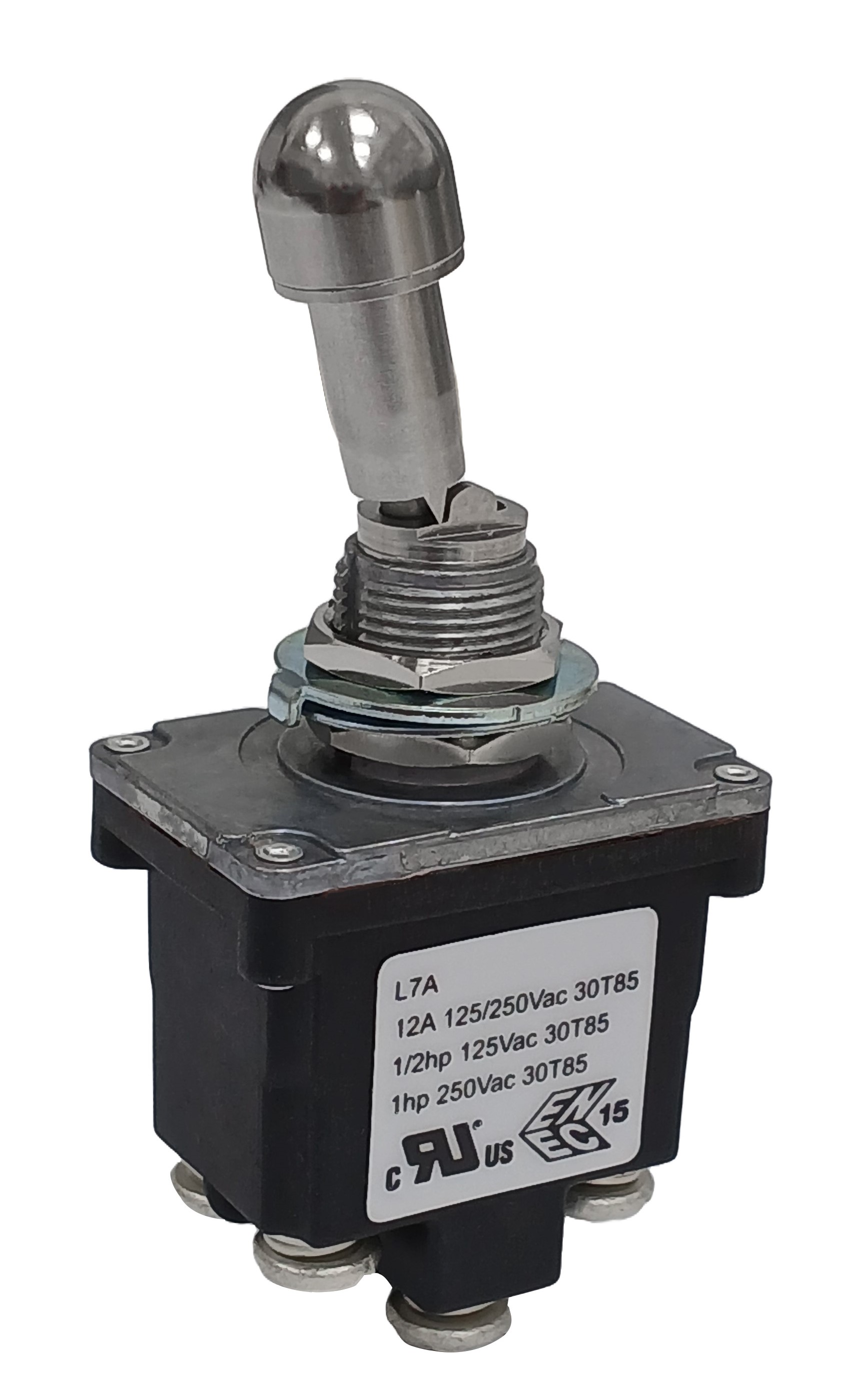 RS PRO Toggle Switch, Panel Mount, On-None-On, DPDT, Step Model Terminal, 125, 250V ac