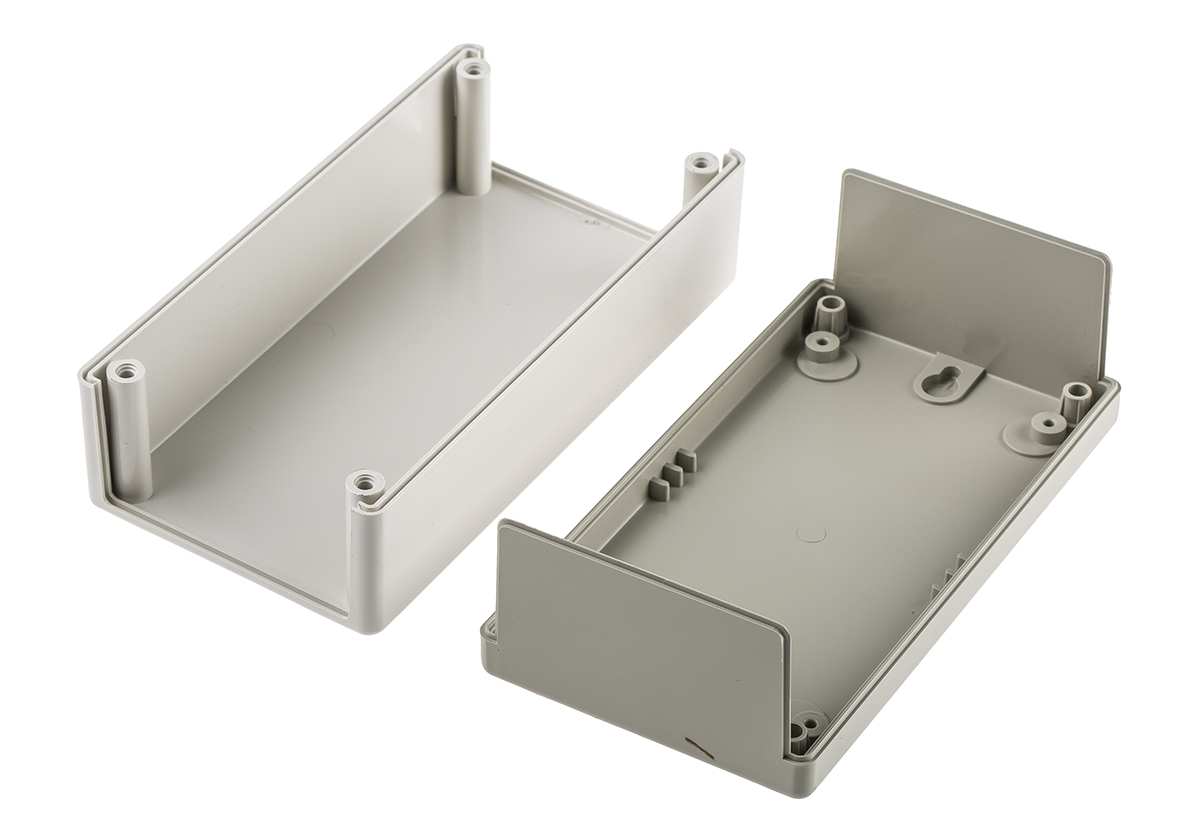OKW Flat-Pack Case Grey ABS Instrument Case, 150 x 80 x 50mm