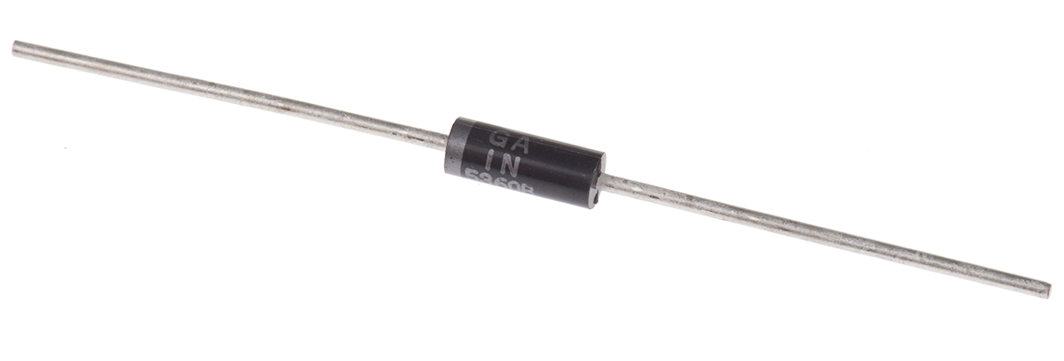 onsemi, 25V Zener Diode 5% 5 W Through Hole 2-Pin DO-15