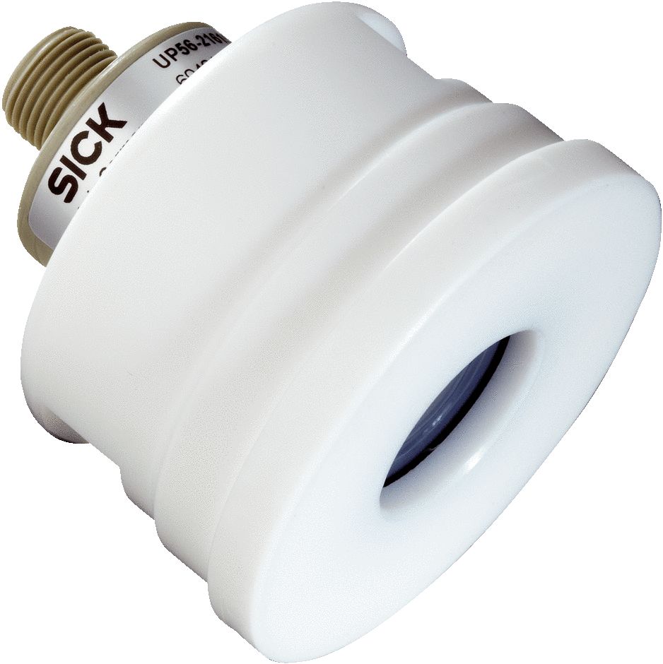 SICK UP56 Series Ultrasonic Level Sensor Level Sensor, 4-20mA Output, FKM, PP, PTFE Body