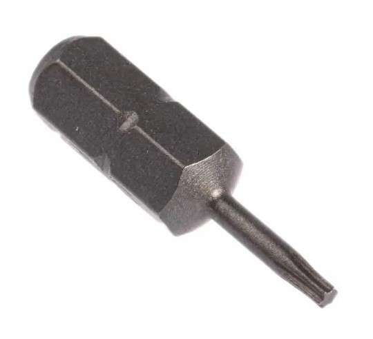 RS PRO Star Screwdriver Bit, T8 Tip, 1/4 in Drive, 25mm Overall