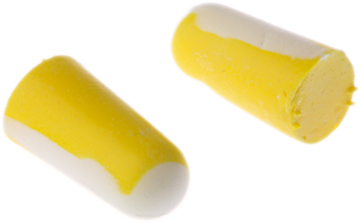 Honeywell Safety White, Yellow Disposable Uncorded Ear Plugs, 33dB Rated, 200 Pairs