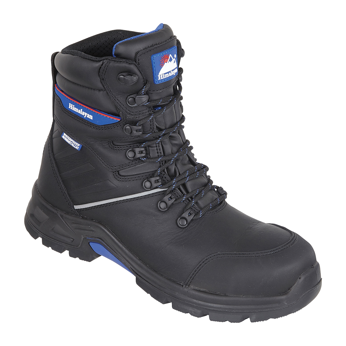 Himalayan 5210 Black Non Metallic Toe Capped Safety Boots, UK 10.5, EU 45