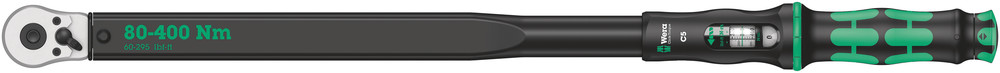 Wera Click-Torque C 5 Click Torque Wrench, 80 → 400Nm, Square Drive