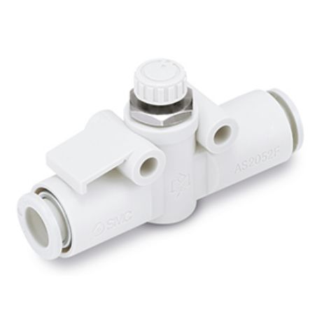 SMC AS Series Speed Controller, 6mm Tube Inlet Port x 6mm Tube Outlet Port