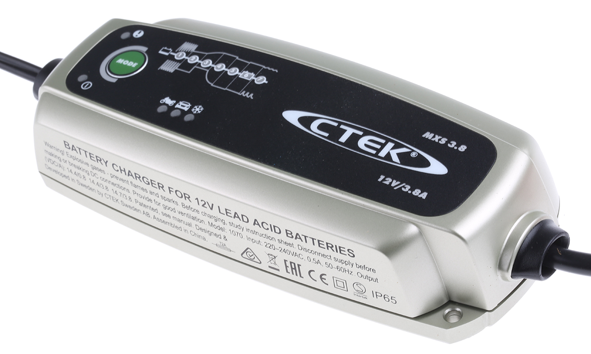 CTEK MXS 3.8 Battery Charger For Lead Acid 12 V 12V 3.6A with EU plug
