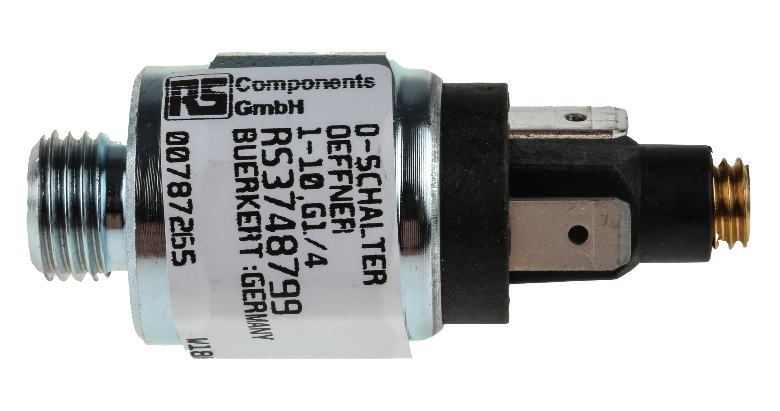 Burkert Type 1045 Series Pressure Sensor, 1bar Min, 10bar Max, NC Output, Differential Reading