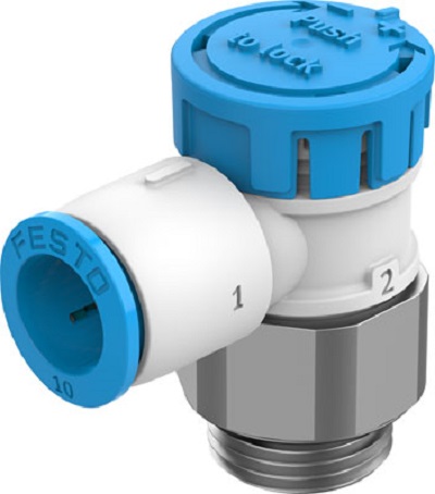 Festo Manual Flow Control Pneumatic Manual Control Valve VFOE Series, G 3/8, 3/8in, III B