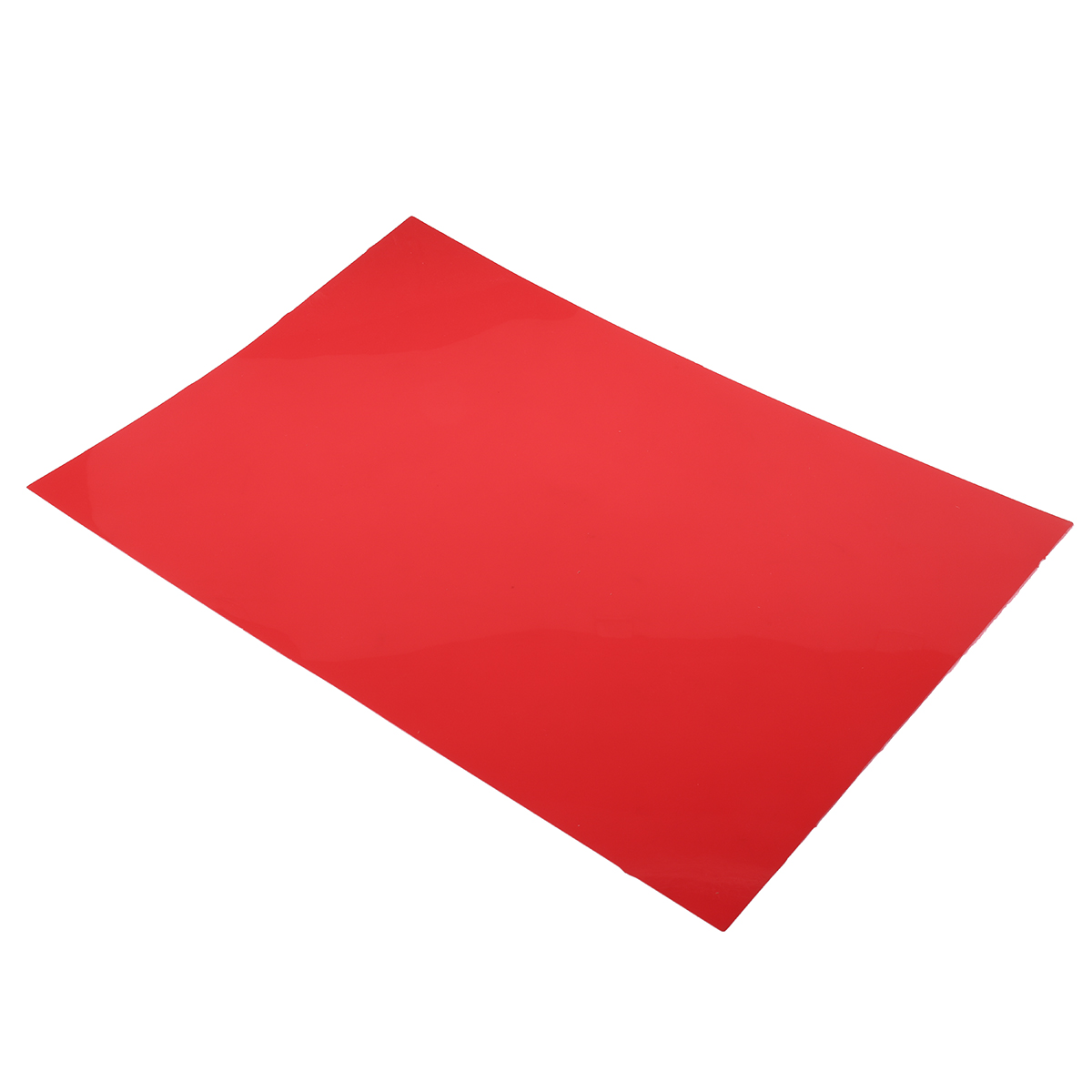 Red Polypropylene Plastic Shim, 457mm x 305mm x 0.38mm