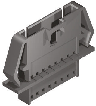 Molex, SL Male Connector Housing, 2.54mm Pitch, 2 Way, 1 Row