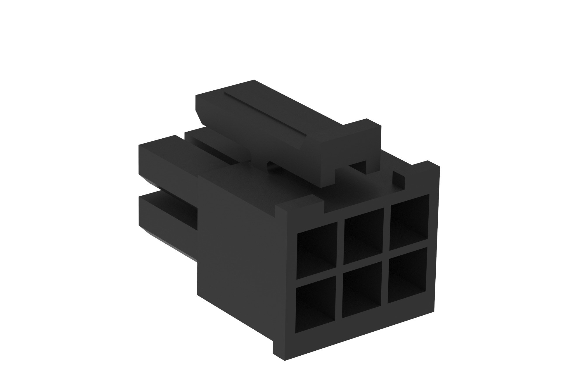 Amphenol Communications Solutions, G88MPH0622 Housing Plug, 3mm Pitch, 6 Way, 2 Row Vertical