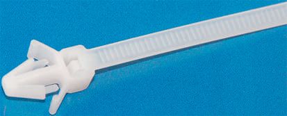 HellermannTyton Cable Tie, 165mm x 4.7 mm, Natural Polyamide 6.6 (PA66), Pk-100