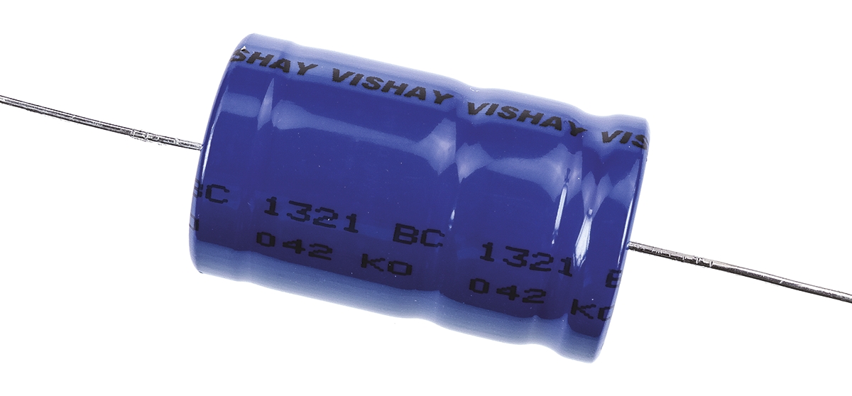 Vishay 33μF Aluminium Electrolytic Capacitor 450V dc, Axial, Through Hole - MAL204217339E3