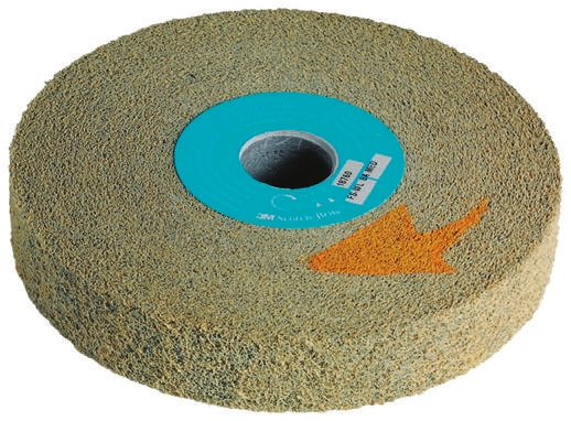 3M Aluminium Oxide Deburring & Finishing Wheel, 25.4mm Diameter, Medium