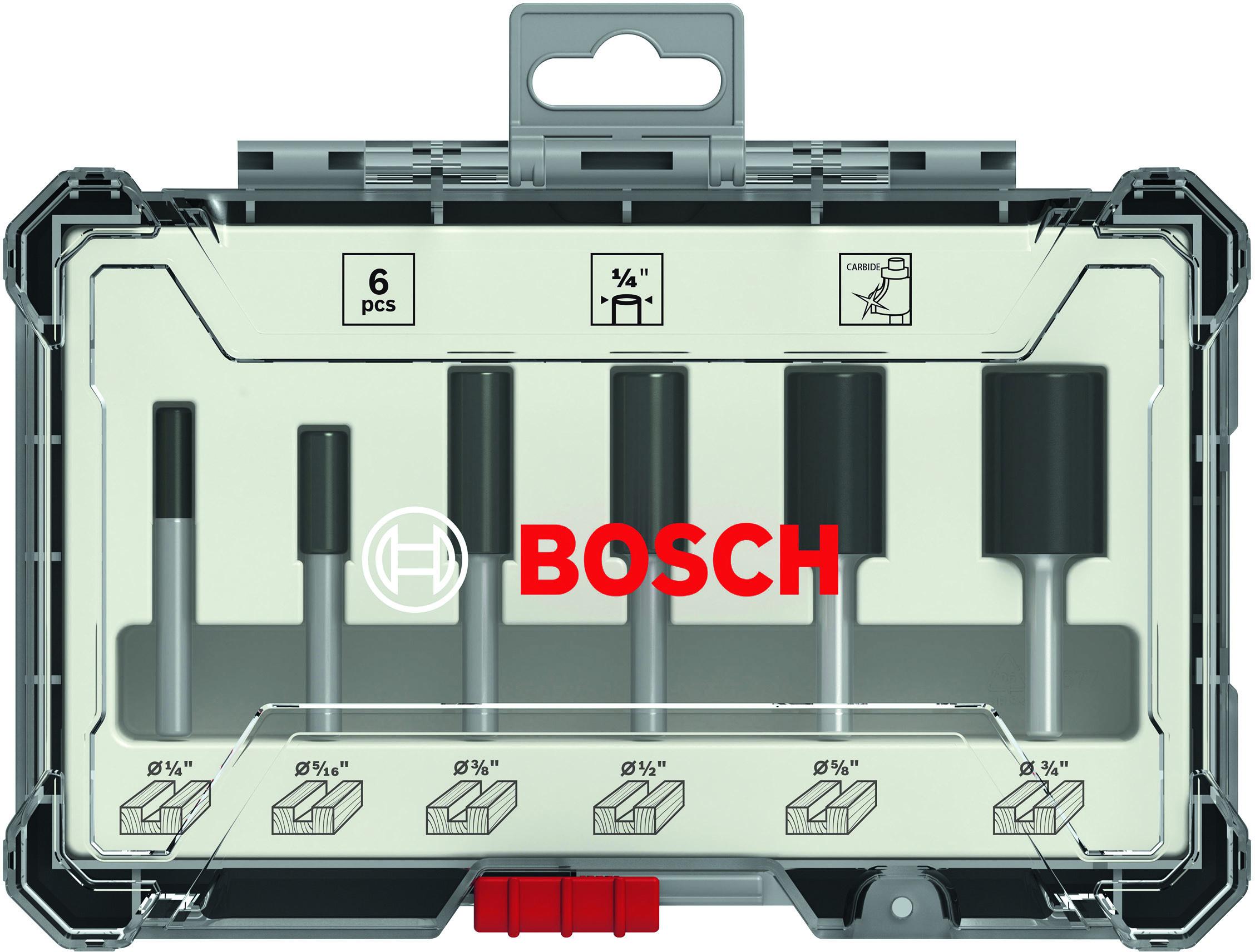 Bosch 6 piece Router Bit Set
