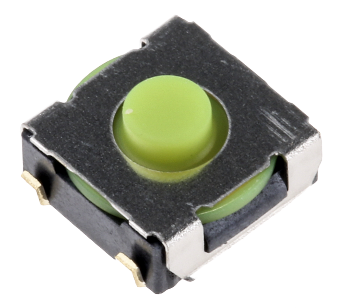 Omron IP67 Green Tactile Switch, SPST 50 mA @ 24 V dc 0.9mm Through Hole