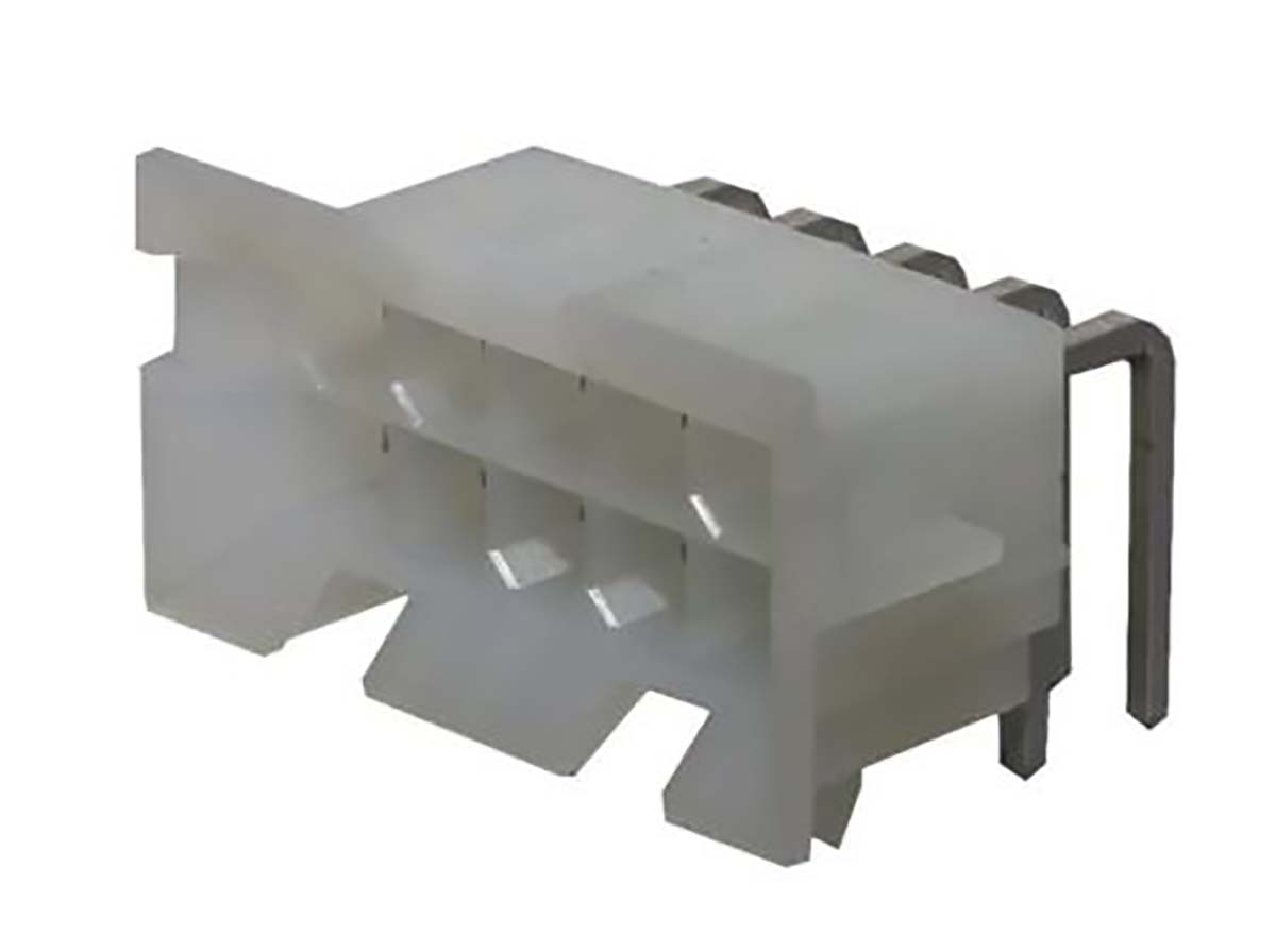 Molex Mini-Fit BMI Series Right Angle Through Hole PCB Header, 10 Contact(s), 4.2 mm Pitch, 2 Row, Shrouded