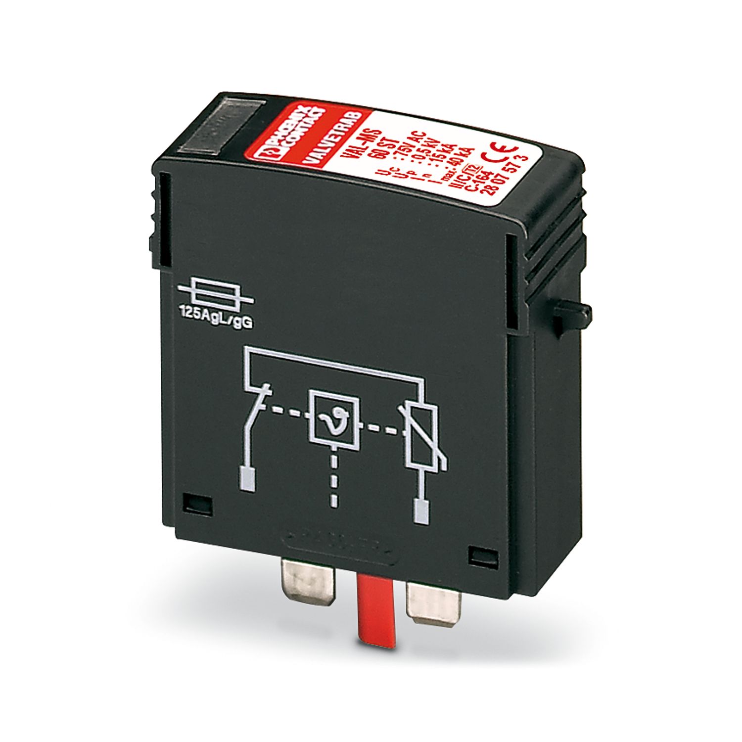Phoenix Contact, VAL Surge Protection Plug 75 VAC Maximum Voltage Rating