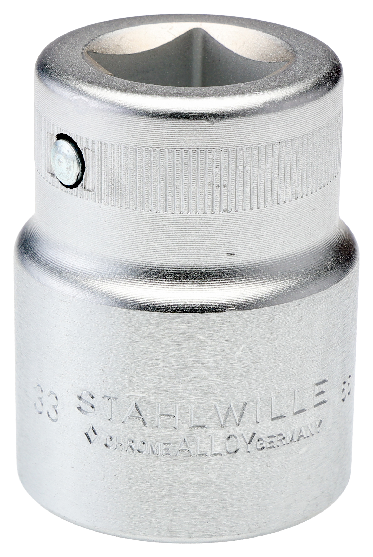 STAHLWILLE 3/4 in Drive 33mm Standard Socket, 6 point, 60 mm Overall Length