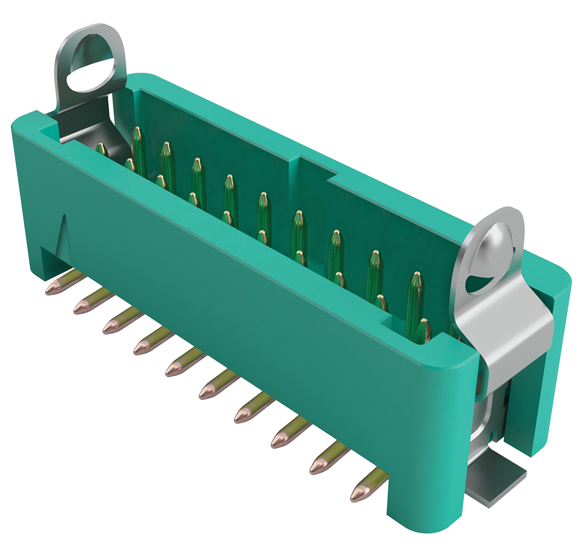 HARWIN Gecko Series Right Angle Surface PCB Header, 6 Contact(s), 1.25 mm Pitch, 2 Row, Shrouded