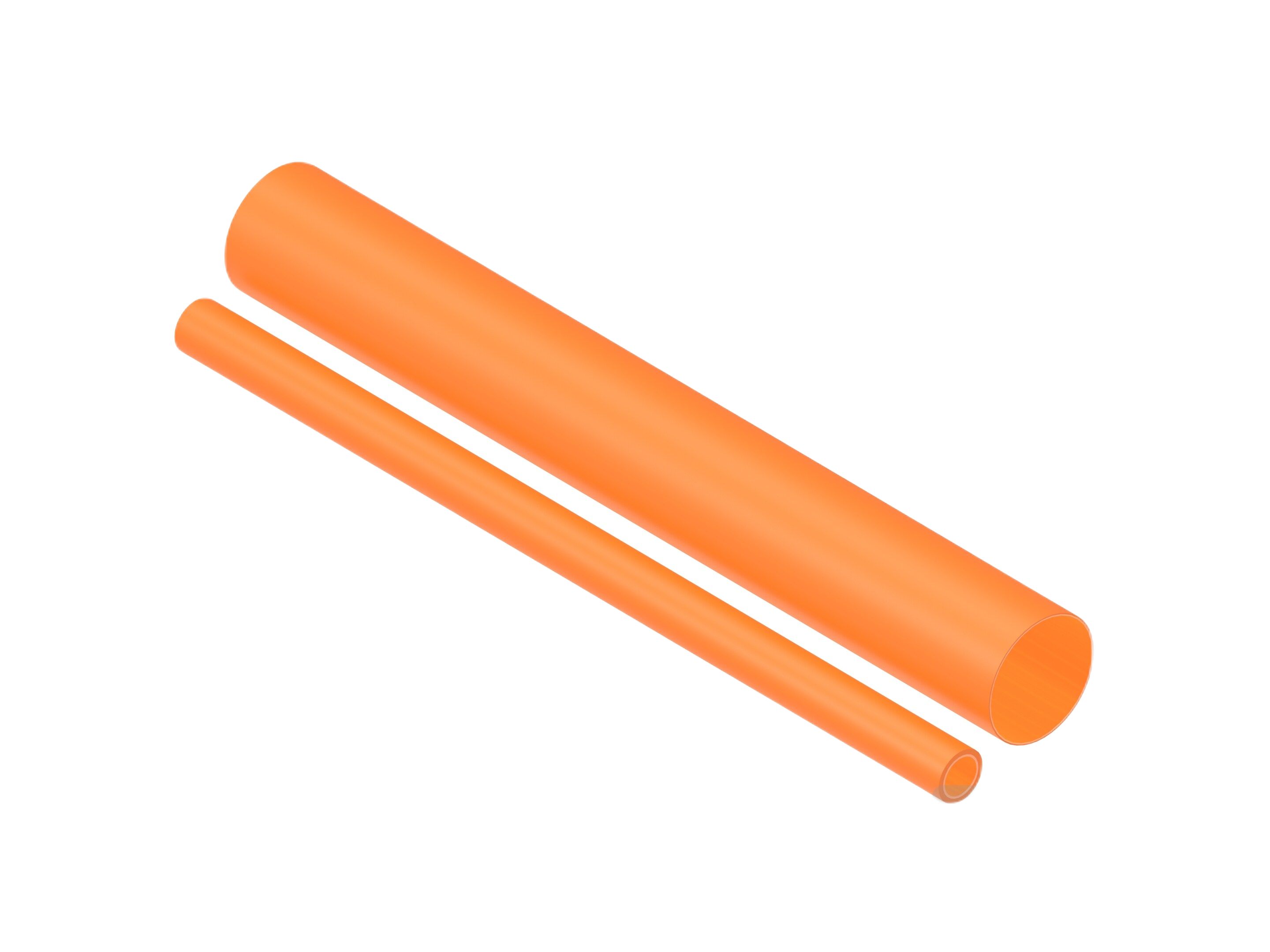 TE Connectivity Heat Shrink Tubing, Orange 19mm Sleeve Dia. x 1220mm Length 3:1 Ratio, VOLINSU EVDW Series
