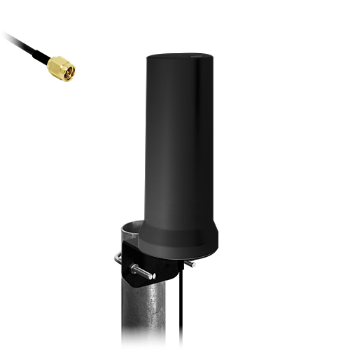 Siretta OSCAR40-PRO/X/NTYPE-F/S/S/33-BLACK Round Multiband Antenna with N Type Female Connector, 5G (LTE)