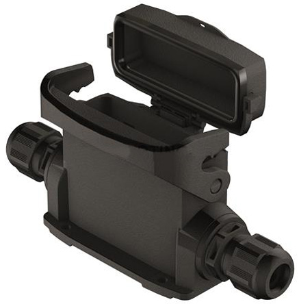 HARTING Han Eco Heavy Duty Power Connector Housing, M25 Thread, Straight Han Range