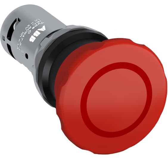 ABB Compact Series Pull Release Emergency Stop Push Button, Panel Mount, 2NC