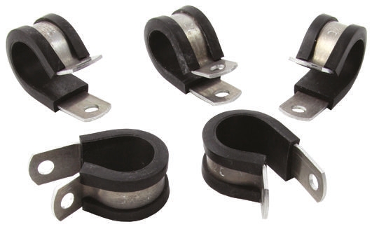 HellermannTyton Black Aluminium Alloy, Chloroprene Attach P, 28.6mm Max. Bundle