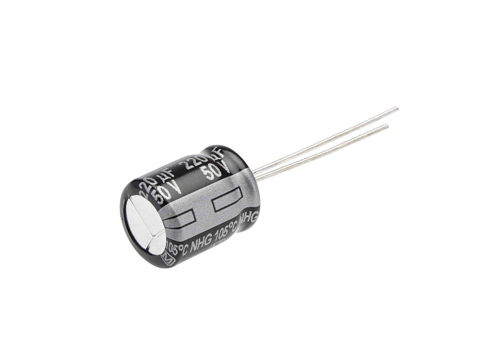 Panasonic 220μF Aluminium Electrolytic Capacitor 50V dc, Radial, Through Hole - ECA1HHG221