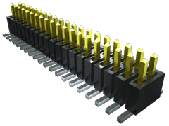 Samtec FTSH Series Straight Surface Pin Header, 10 Contact(s), 1.27 mm Pitch, 2 Row, Unshrouded