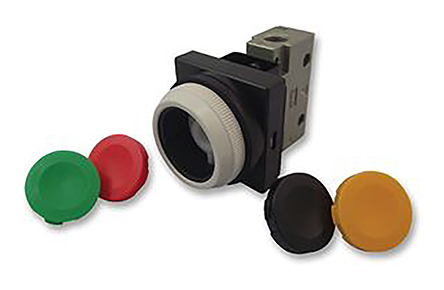 SMC Push Button 1/2 Pneumatic Manual Control Valve VM100 Series, NPT 1/8, 1/8, III B