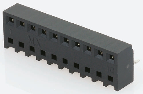 Molex KK 254 Series Straight Through Hole Mount PCB Socket, 14-Contact, 1-Row, 2.54mm Pitch, Solder Termination