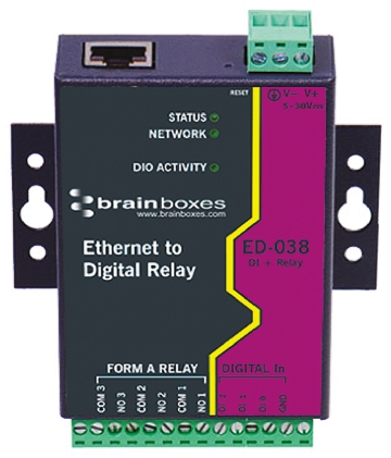 Brainboxes Ethernet Media Converter