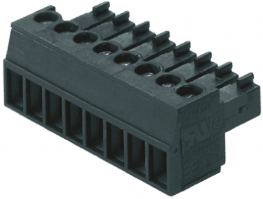 Weidmuller, 3.81mm Pitch, BC 3.81, 4 Way, , Pluggable Terminal Block, Plug, Cable Mount, Screw Termination, 1792790000