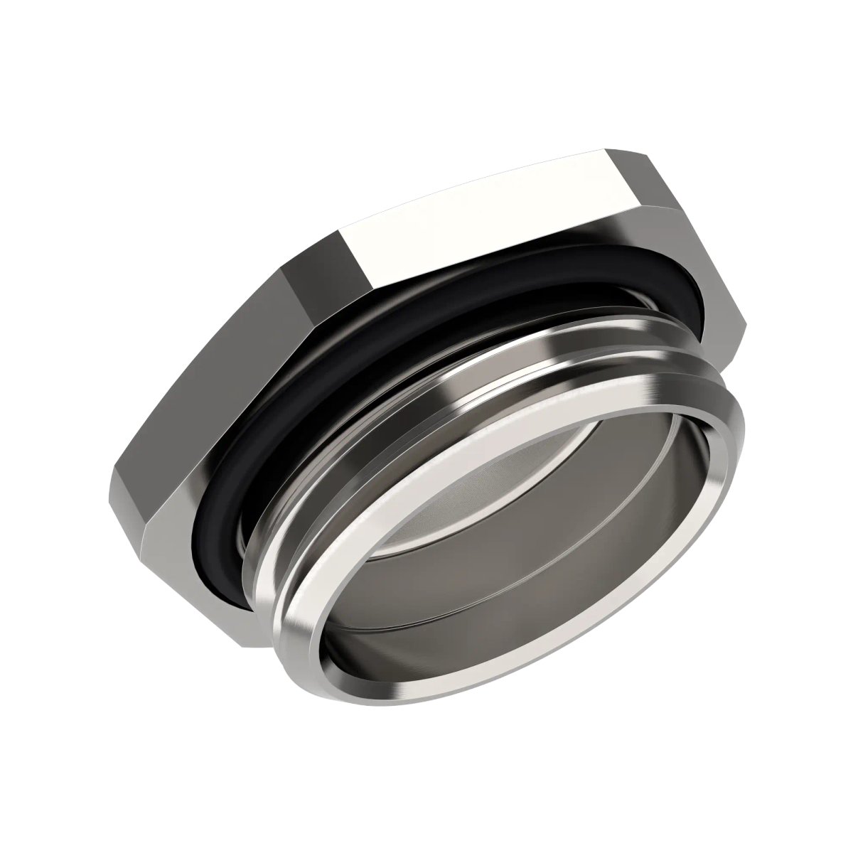 Lapp Blanking Plug, M63, 73.5mm Hole Diameter, Nickel Plated Brass, 73.5mm Diameter, Threaded