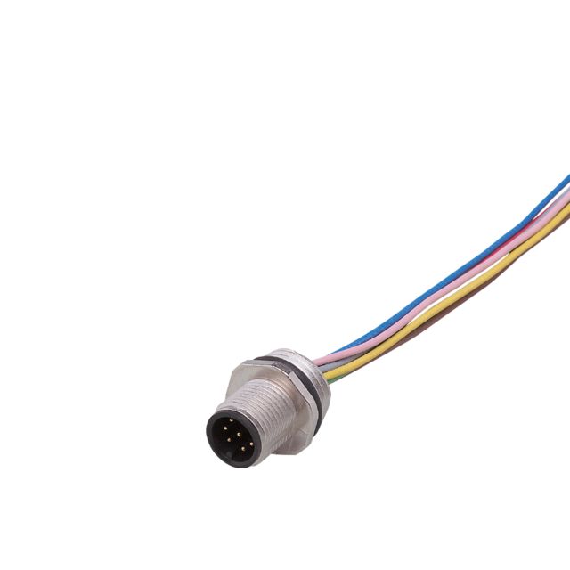 ifm electronic Circular Connector, 1 Contacts, Screw, M12 Connector, Plug, Male, IP68, E111 Series