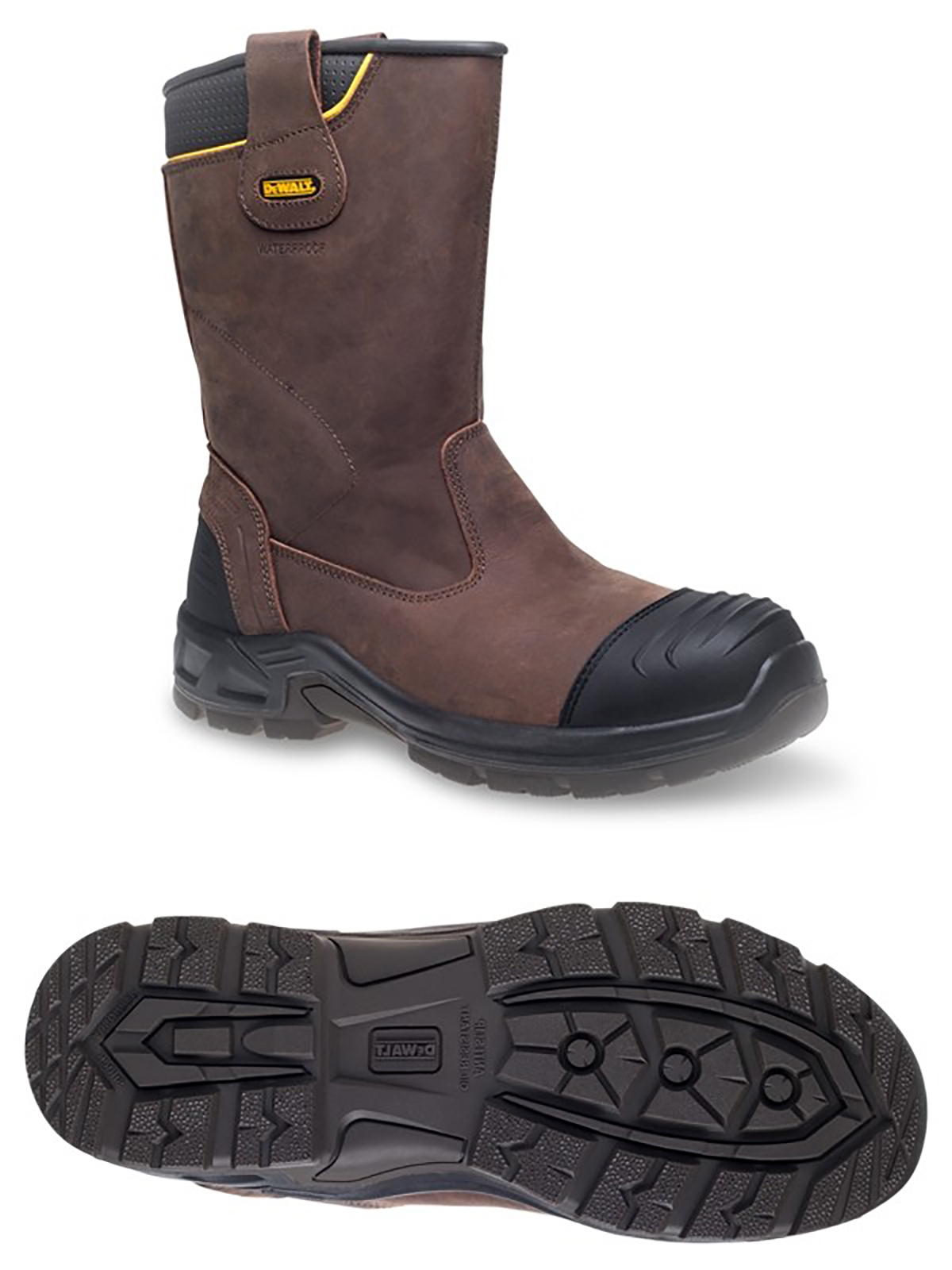 DeWALT Millington Black Composite Toe Capped Men's Safety Boots, UK 7, EU 41