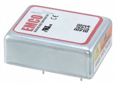 XP Power C DC-DC Converter, 200V dc/ 5mA Output, 11.5 → 16 V dc Input, 1W, PCB Mount, +60°C Max Temp -10°C Min