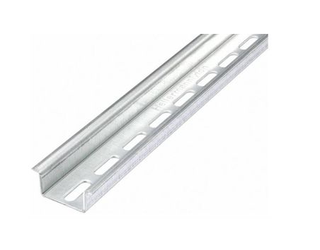 RS PRO Perforated DIN Rail, Deep Top Hat Compatible, 2m x 35mm x 15mm