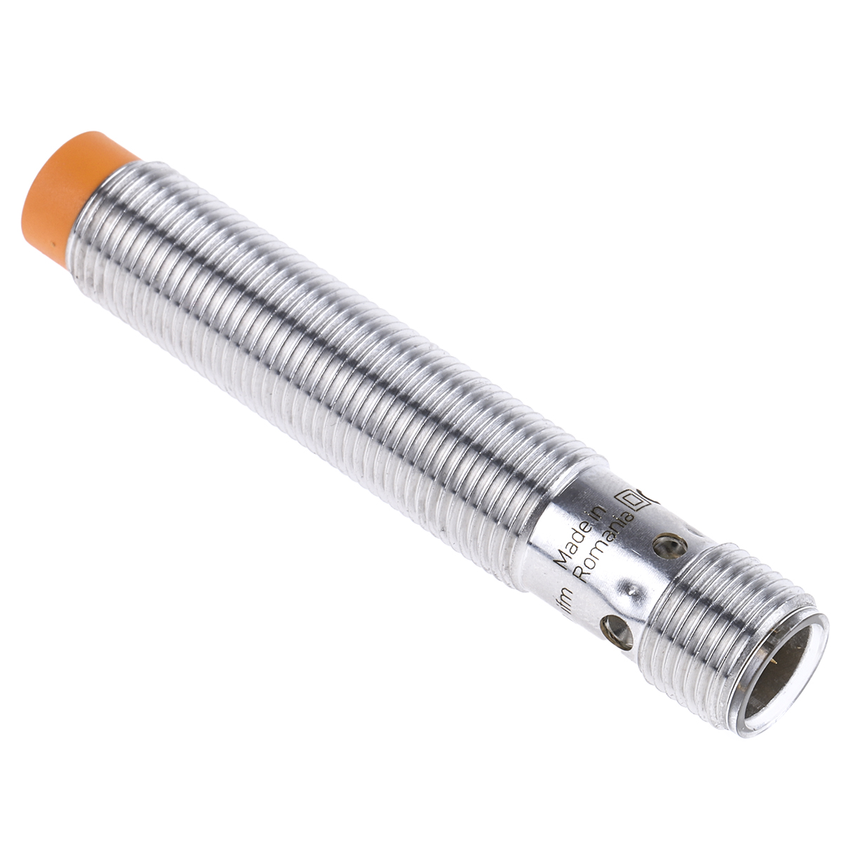 ifm electronic Inductive Threaded Barrel Proximity Sensor, M12, 7 mm Detection, PNP/NPN NO, 10 → 30 V dc