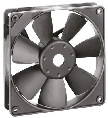ebm-papst 4400 F Series Axial Fan, 12 V dc, DC Operation, 114m³/h, 2W, 119 x 119 x 25mm
